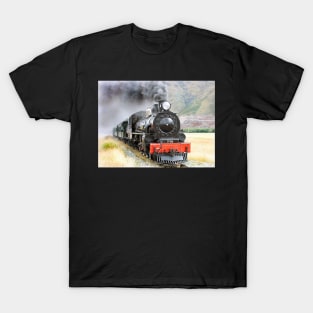 Kingston Flyer Steam Train New Zealand T-Shirt